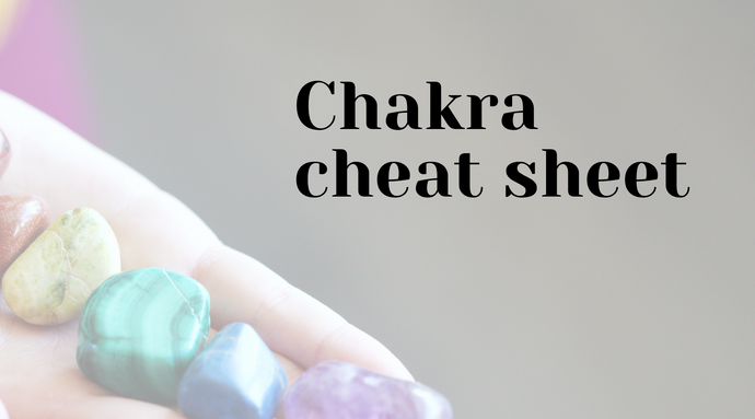 Chakra cheat sheet