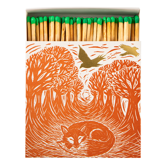 Woodland Fox | Square - Safety Matches