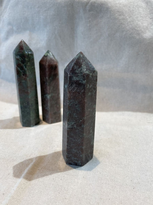 Garnet in Fuchsite Tower