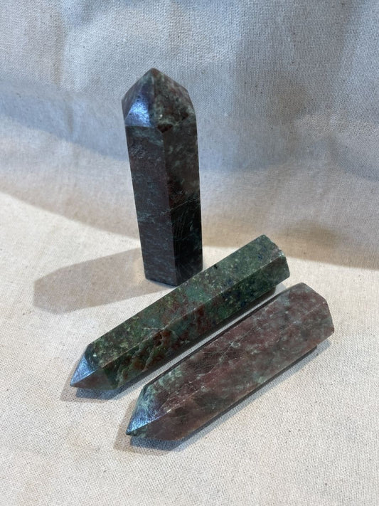 Garnet in Fuchsite Tower