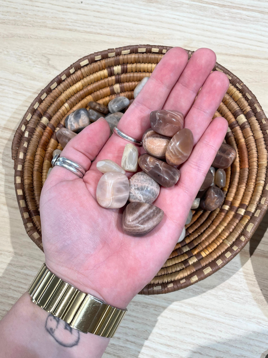 Peach Moonstone Tumble