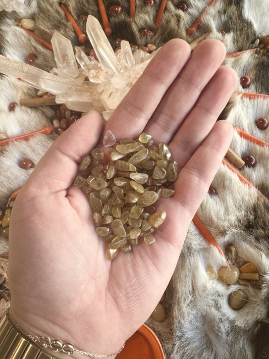 Golden Apatite Tiny Tumble