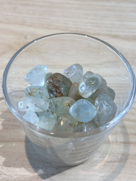 Natural Blue Topaz Tumble
