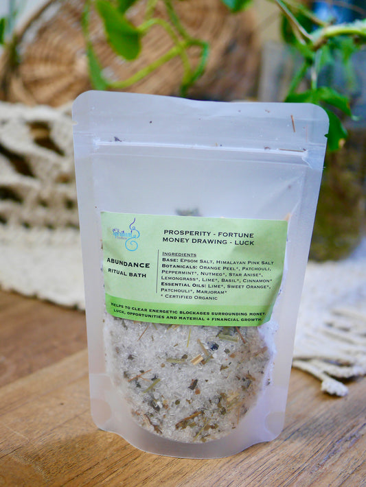 The Spiritual Toolbox Ritual Bath Salt- Abundance