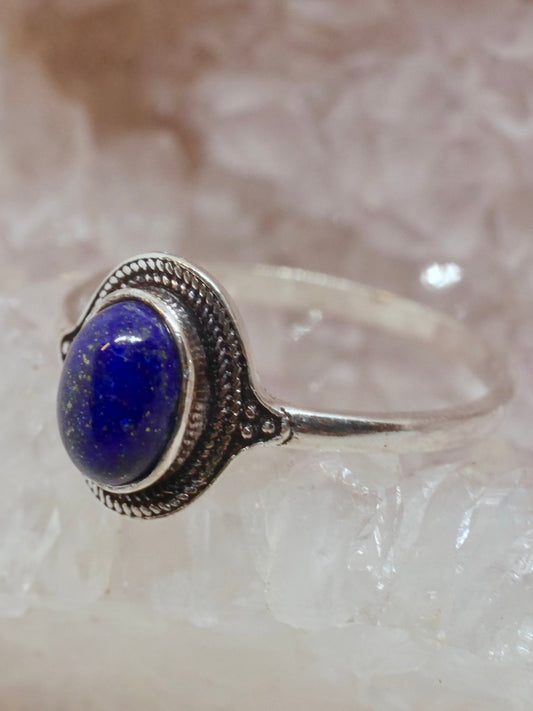 The Nomad Ring – Lapis (Size P½ / 8)