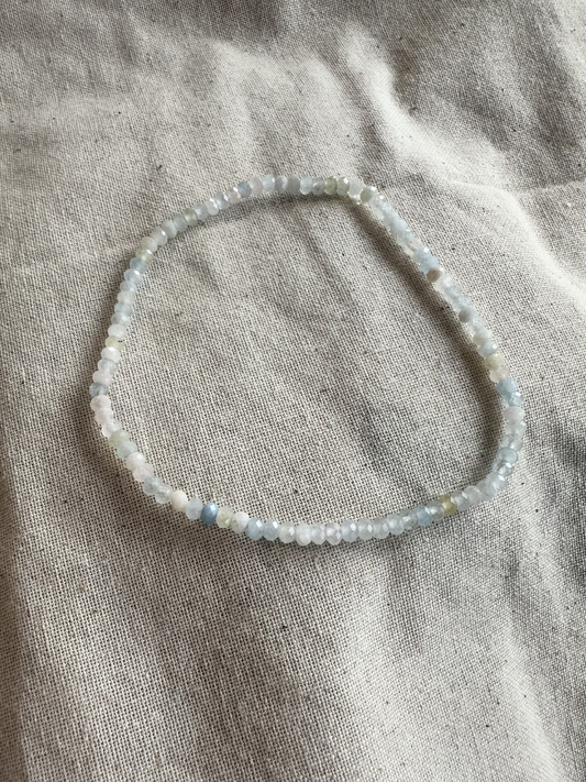 Morganite Faceted Bracelet