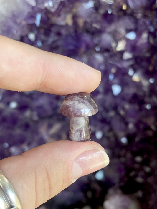 Amethyst Mini Mushroom
