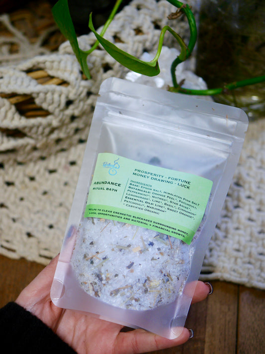The Spiritual Toolbox Ritual Bath Salt- Abundance