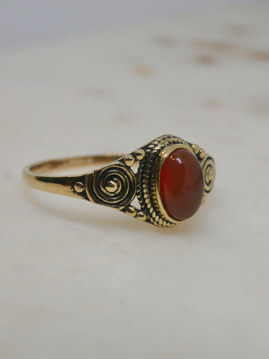 The Oracle Ring – Carnelian (Size N / 7)