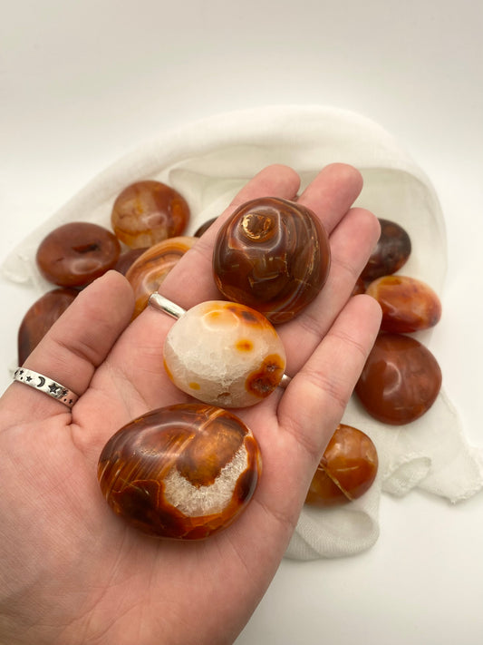 Madagascan Carnelian Palmstones