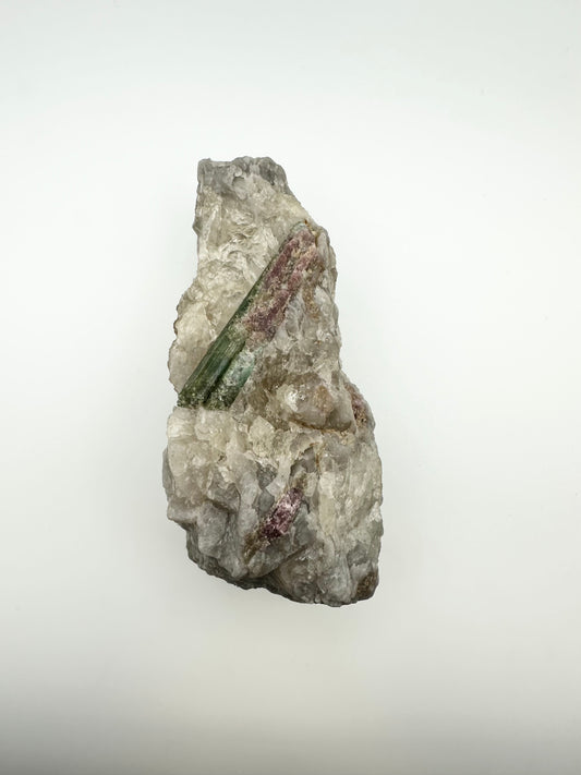 Watermelon Tourmaline in Heliodor Mineral Specimen