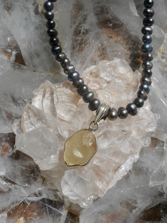 Libyan Desert Glass Tektite Pendant