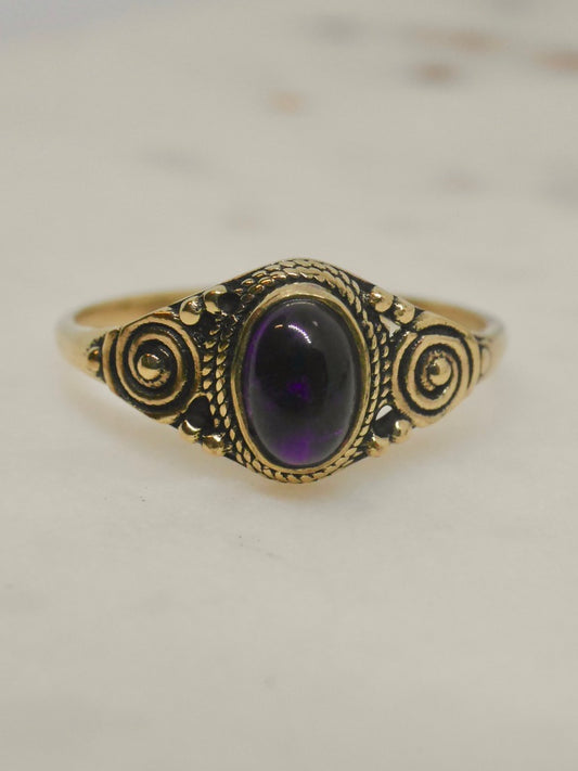 The Oracle Ring – Amethyst (Size N / 7)