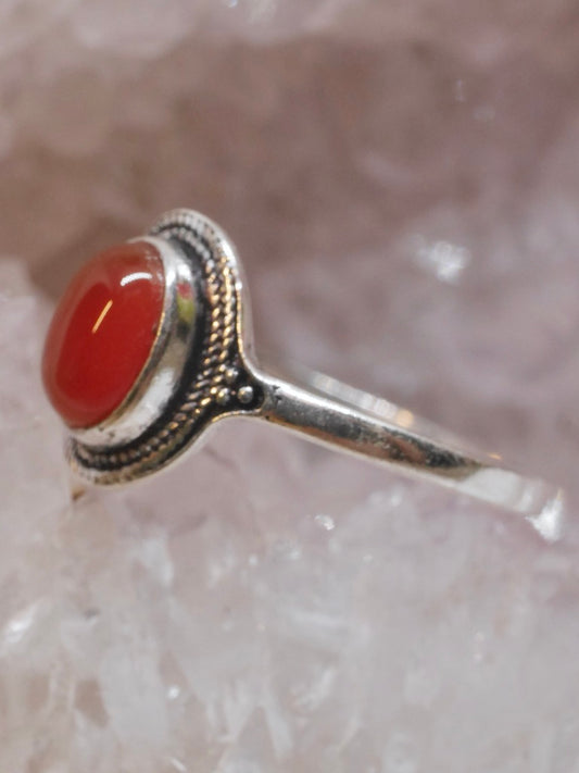 The Nomad Ring – Carnelian (Size N / 7)