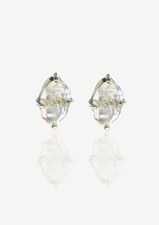 Herkimer Diamond Sterling Silver Earrings