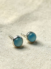 Load image into Gallery viewer, Blue Chalcedony Earrings
