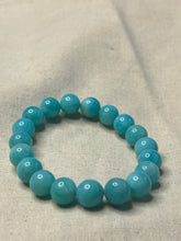 Load image into Gallery viewer, Amazonite Round bracelet 10mm
