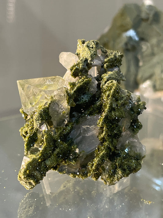 Epidote in Quartz Specimen B