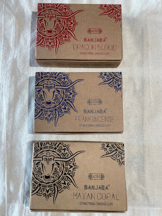 Banjara Smudge Charcoal Cups