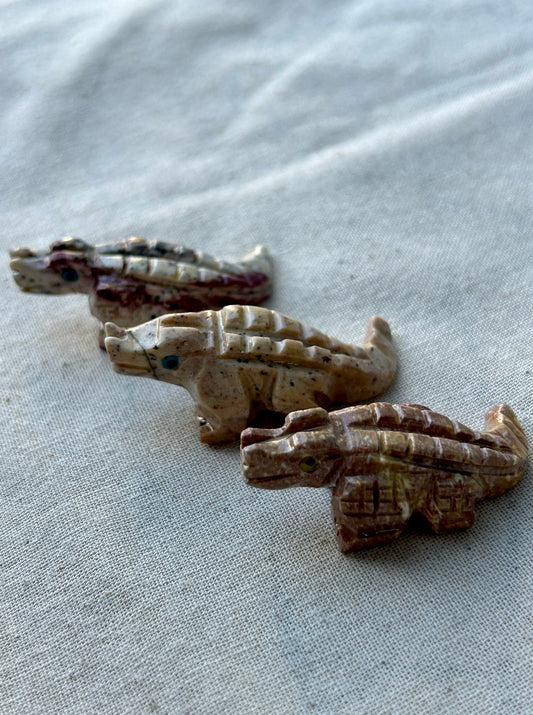 Crocodile Carving