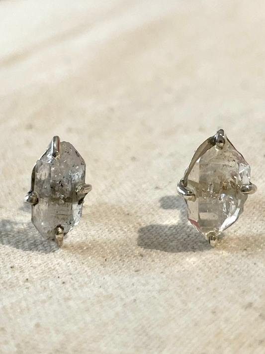 Herkimer Diamond Sterling Silver Earrings