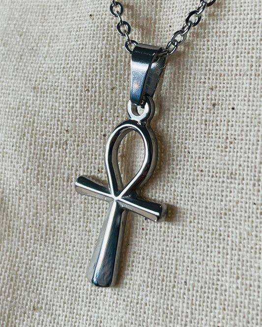 Silver Ankh Necklace