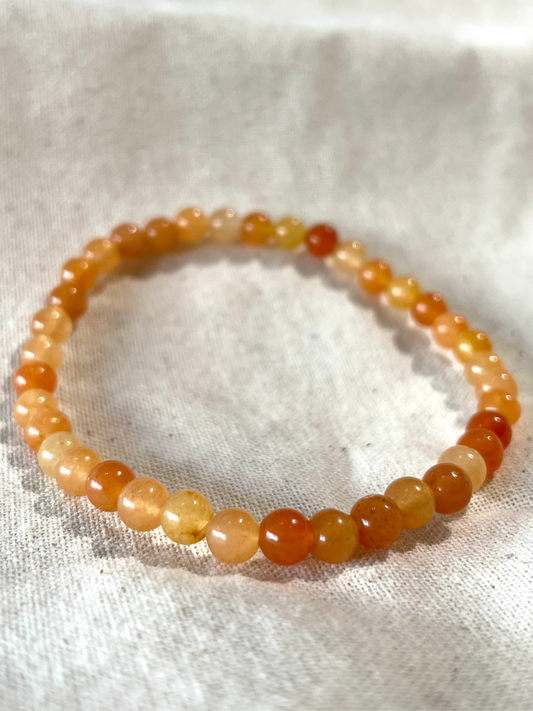 Tangerine Aventurine Bracelet 5mm