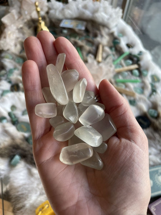 Opaque Moonstone Tumble