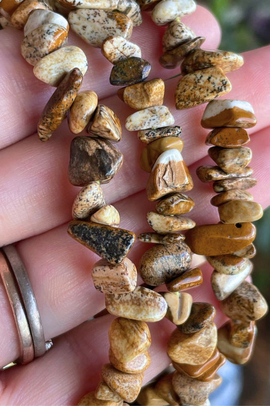 Picture Jasper Chip Bracelet