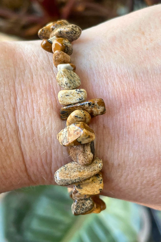 Picture Jasper Chip Bracelet
