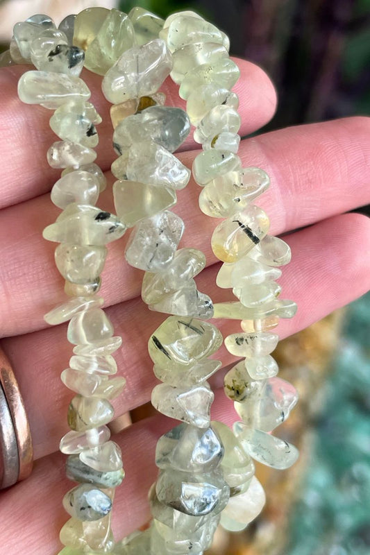 Prehnite Chip Bracelet