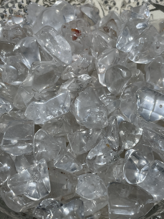 Clear Quartz Mini Chip Tumble