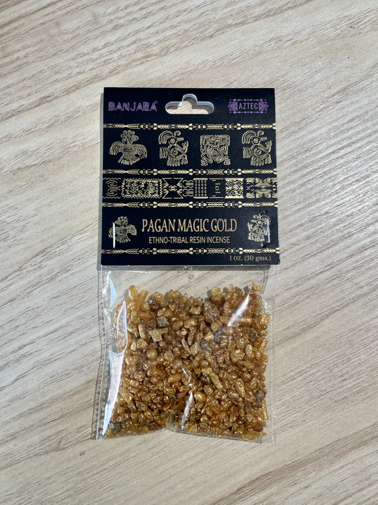 Banjara Resin - Pagan Magic Gold