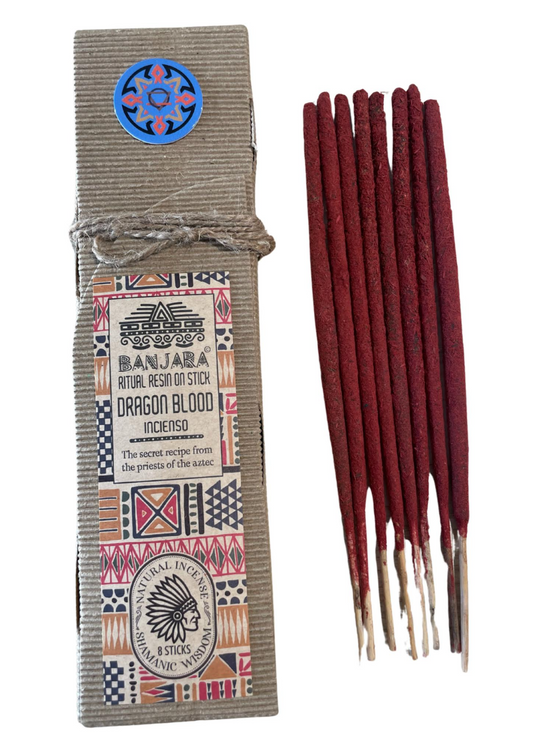Banjara Shamanic Wisdom Ritual Resin on Stick - Dragon Blood