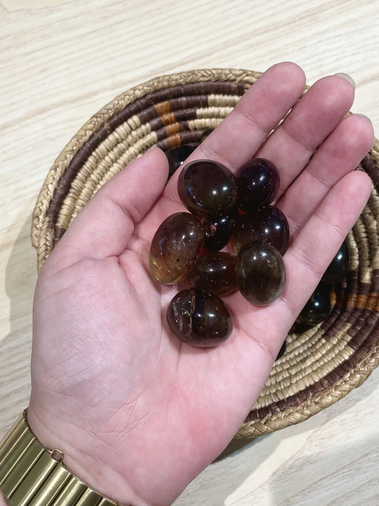 Natural Smoky Citrine Tumbled Stone