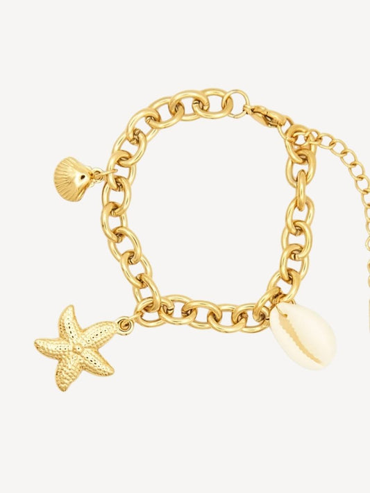GIOVY Cowrie Charm Bracelet