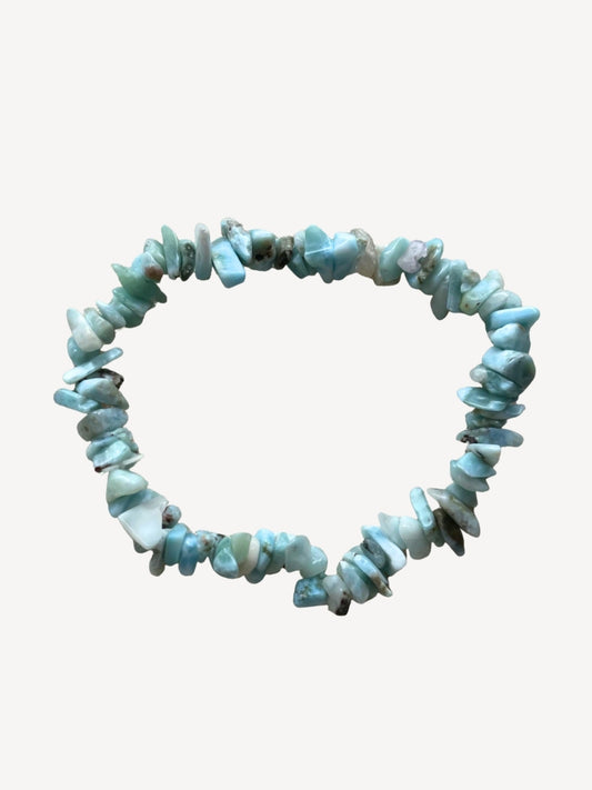 Larimar Chip Bracelet