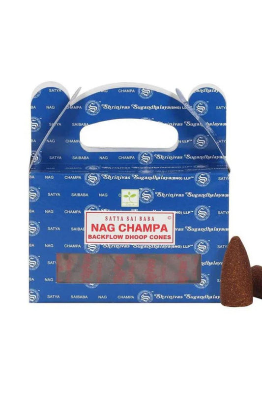 Satya Backflow Cones 24pk - Nag Champa