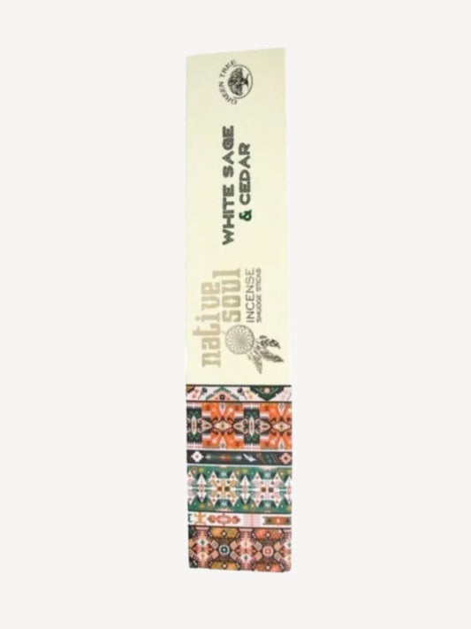 Native Soul Incense - White Sage & Cedar