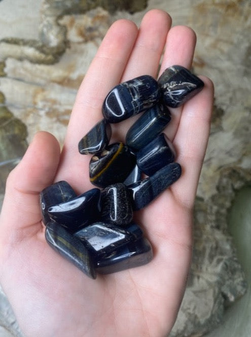 Blue Tiger Eye Tumbled