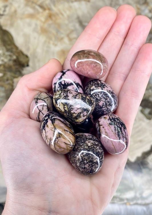 Rhodonite Tumbled Stone