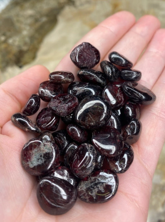 Garnet Tumbled Stone - Small