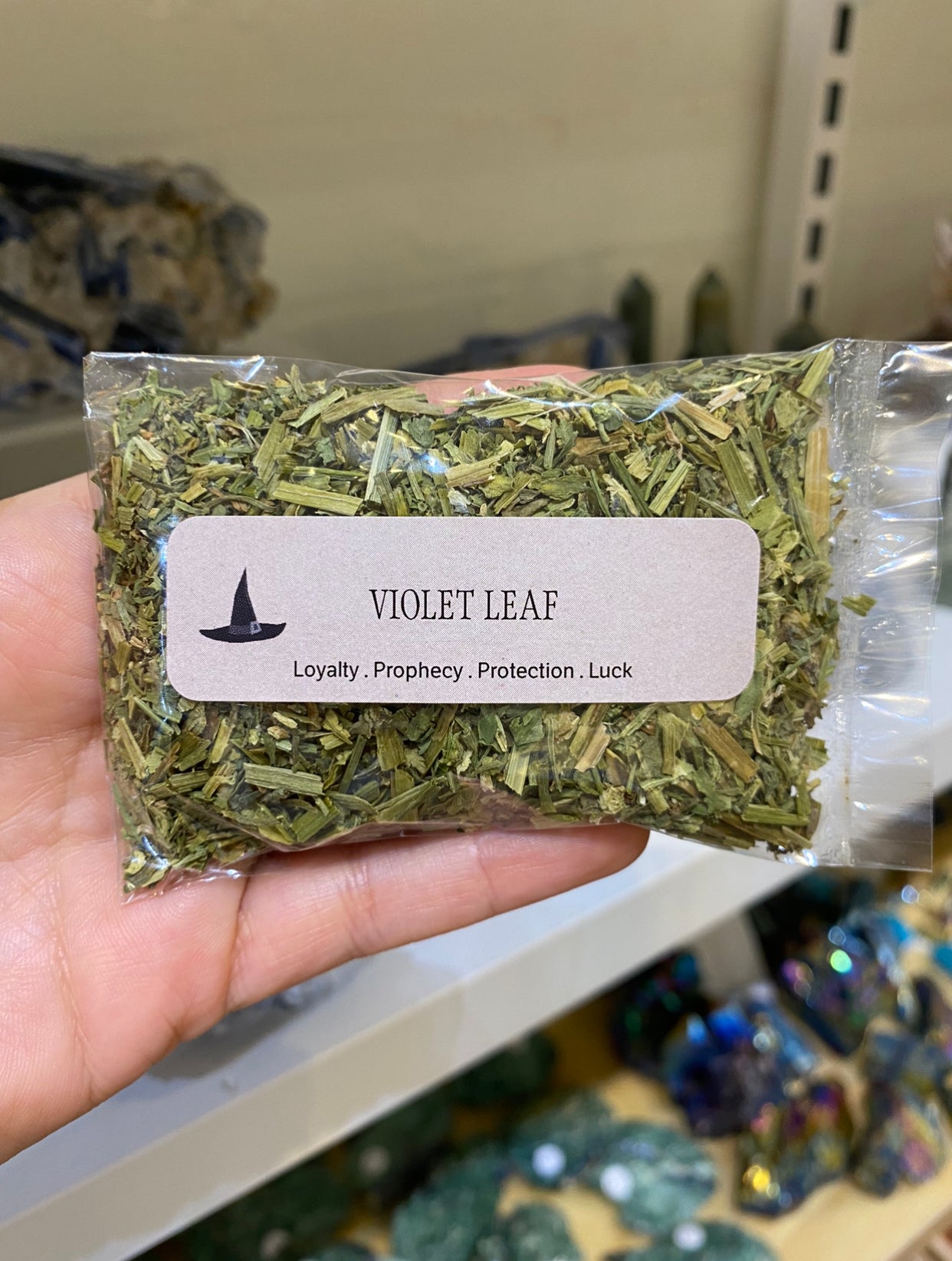 Violet Leaf Herb Bag