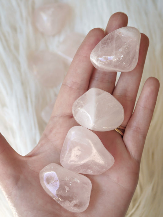 Large Rose Quartz Tumbled Stones