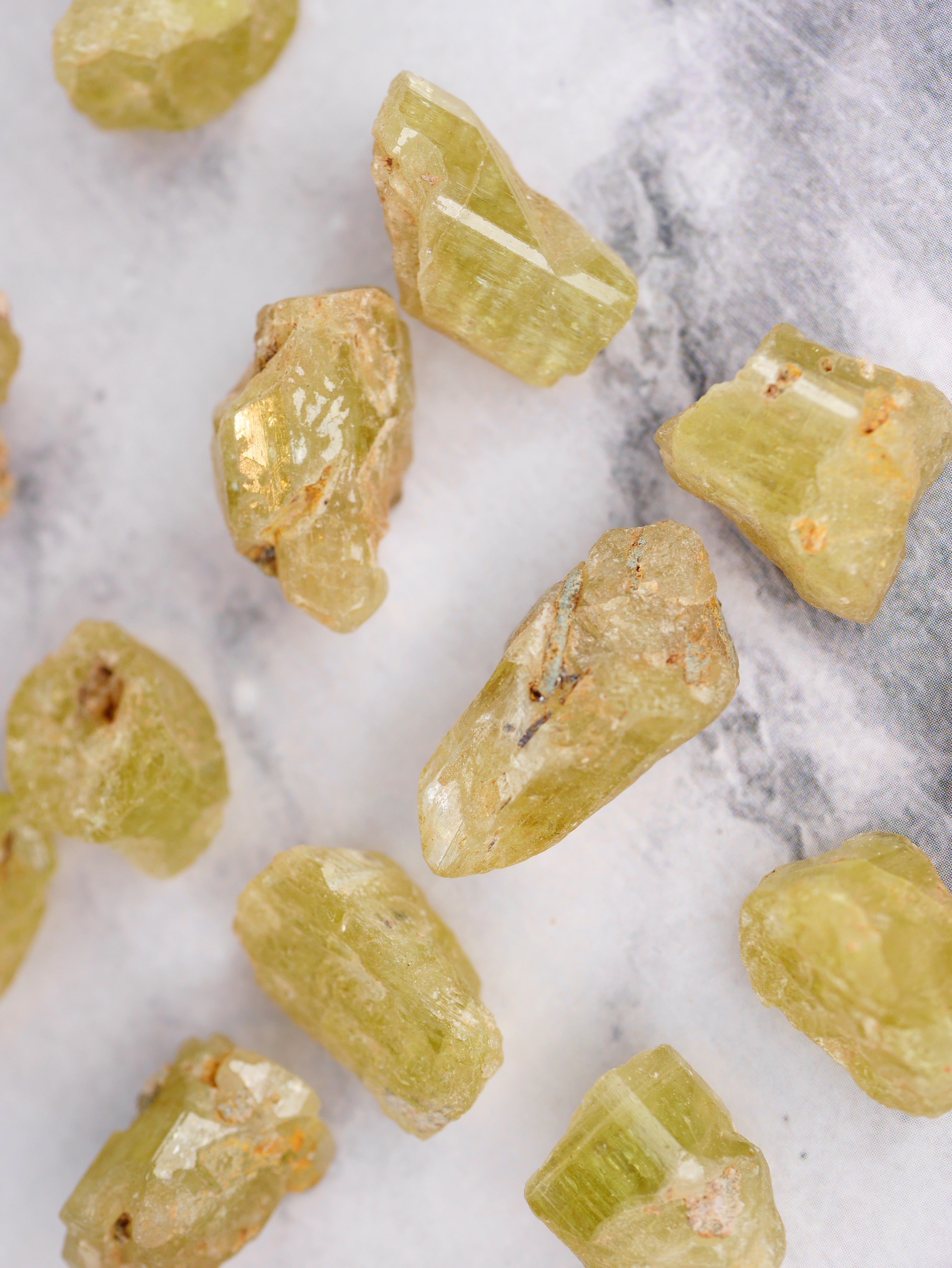 Golden Apatite Natural Crystals – Mineralism - Main Image