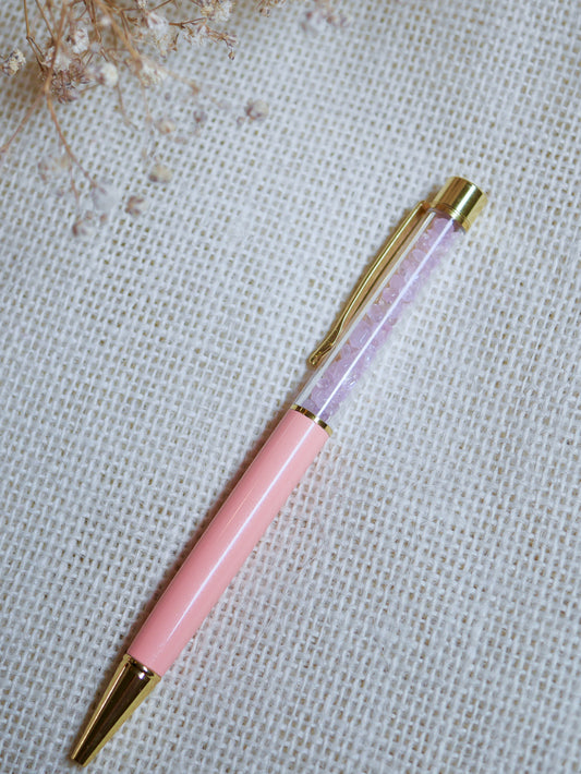 Rose Quartz Pen With Gift Box