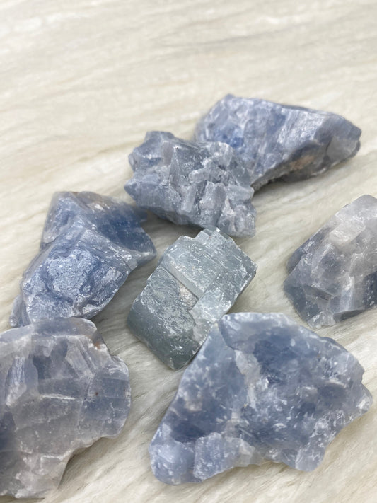 Blue Calcite Rough Chunk