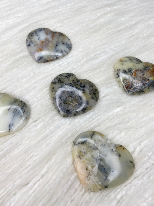 Dendritic Agate Heart