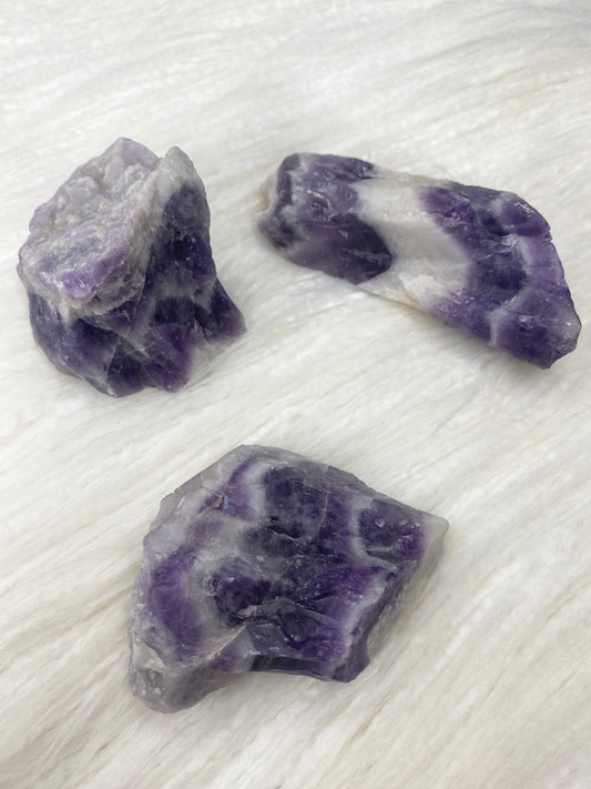 Chevron Amethyst Rough Chunk