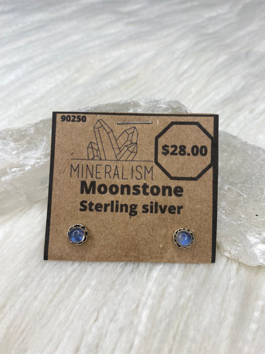 Sterling Silver Crystal Studs